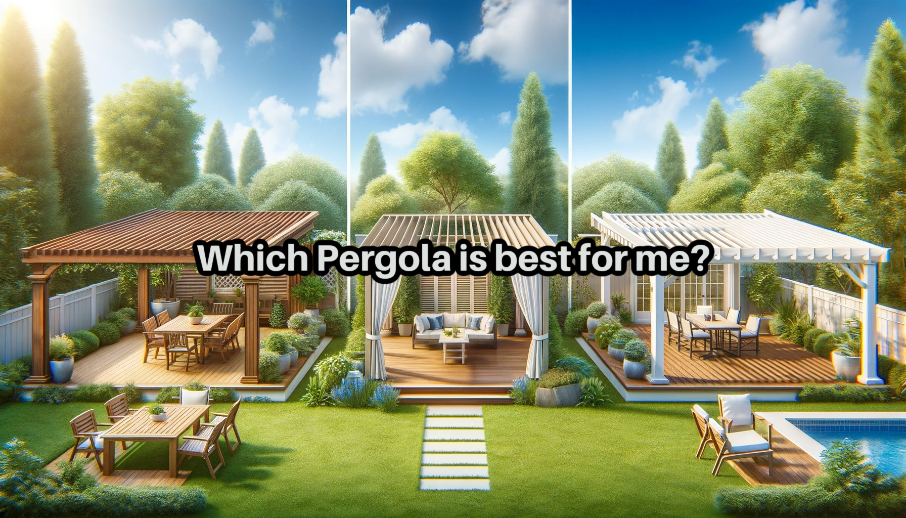 Which Pergola is best for me?