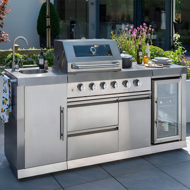 Absolute Pro 4 Burner Outdoor Kitchen front