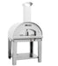 Large Gas Pizza Oven & Cart left
