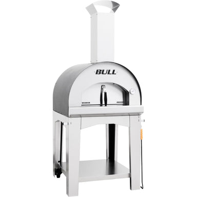 Large Wood Pizza Oven & Cart  front
