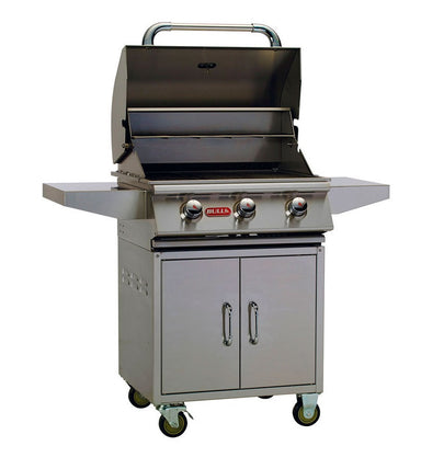 Bull BBQ Steer 3 Burner Gas with Cart open