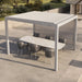 Luxe Electric Louvered Pergola camel