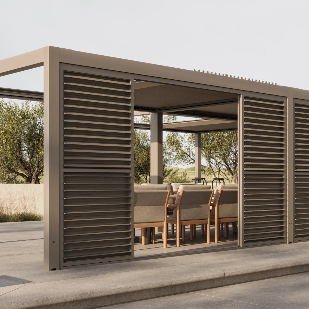 Luxe Electric Louvered Pergola sides