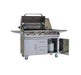 Bull 7 Burner Premium Gas BBQ Cart full open