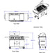 Bull 7 Burner Premium Gas BBQ Cart specs