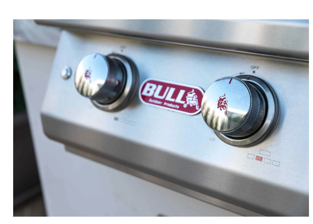 Bull Diablo 6 burner Grill Gas BBQ Cart knobs