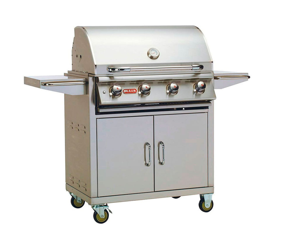 Bull Lonestar 4 Burner Gas Barbecue Cart left