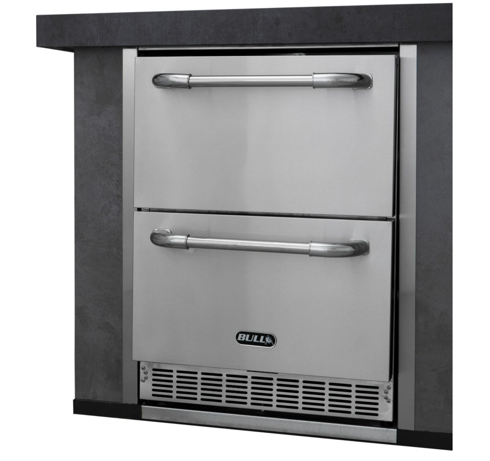 Bull Premium Double Drawer Outdoor Rated Refrigerator