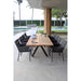 Bowline and Alaska 8 Seat Dining Set poolside