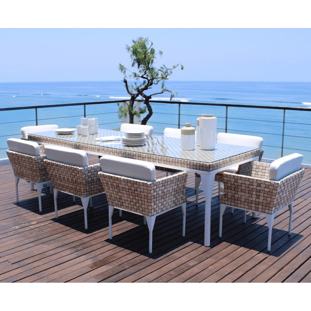 Brafta 8 Seat Dining Set seaside 2