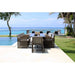 Horizon 8 Seat Dining Set poolside