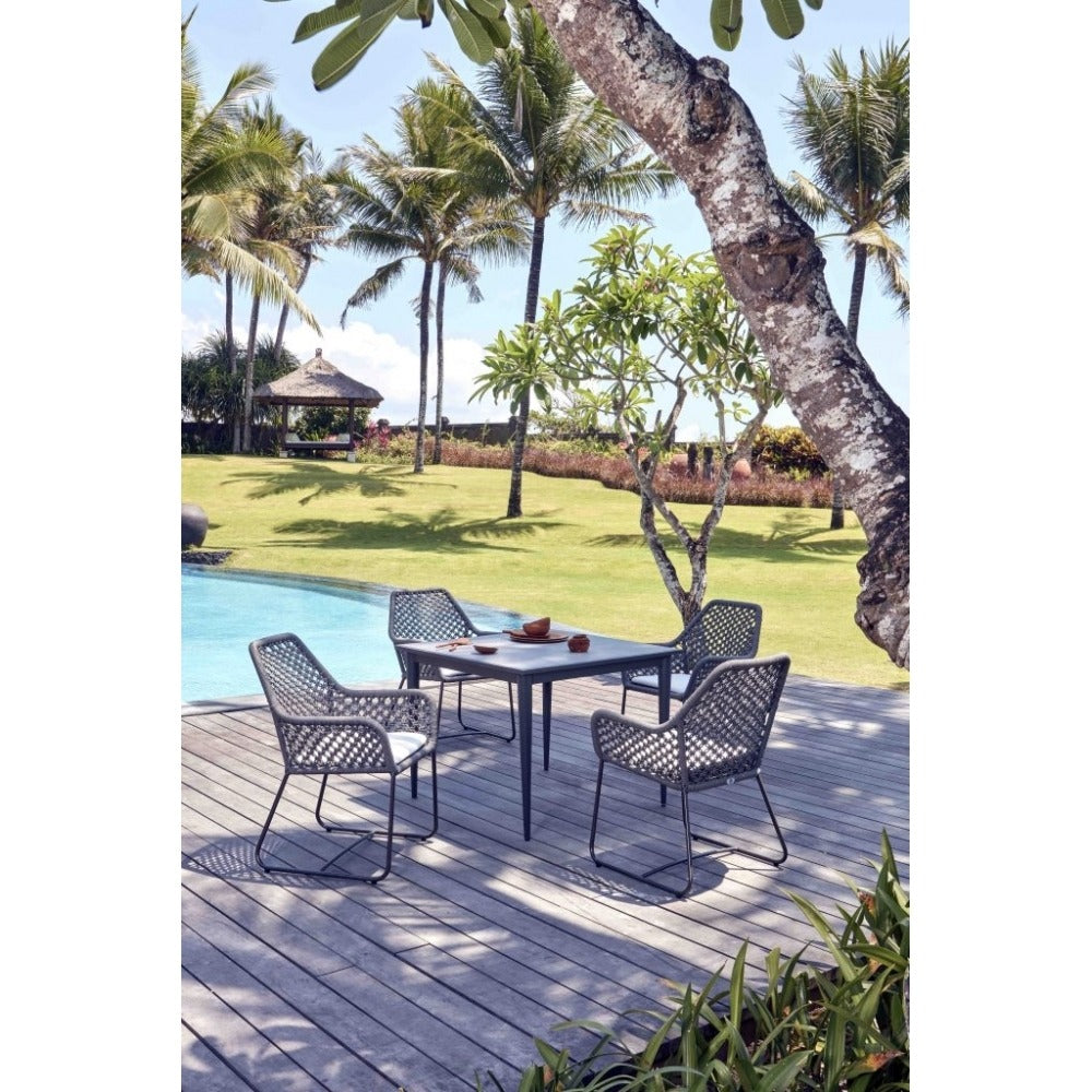 Kona and Serpent 4 Seat Dining Set decking