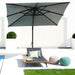 Marbella Cantilever Square Parasol poolside