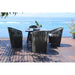 Milano and Horizon 4 Seat Dining Set decking