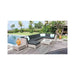 Pacific Modular 4 Seating Set poolside