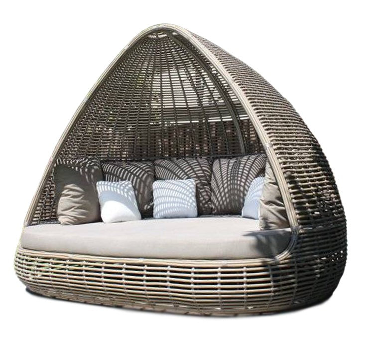 Skyline Design Shade Kubu Mushroom Rattan Daybed